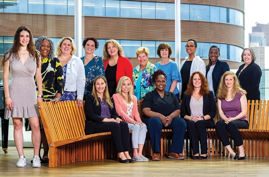 Group photo of the Abramson Cancer Center’s nurse navigators